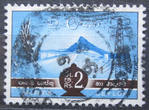 Poštová známka Cejlon 1958 NP Gal Oya Mi# 308