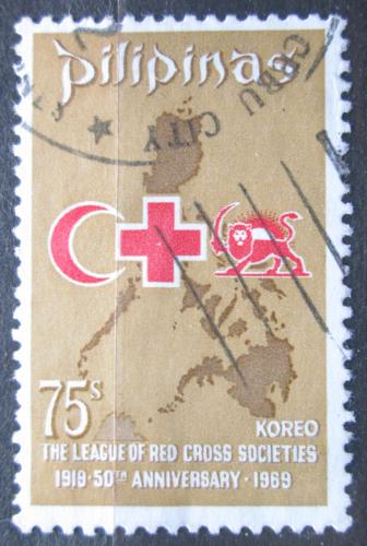 Potov znmka Filipny 1969 erven kr Mi# 885