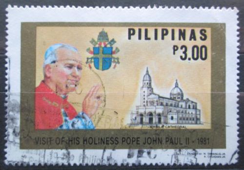Potov znmka Filipny 1981 Pape Jan Pavel II. Mi# 1401 - zvi obrzok