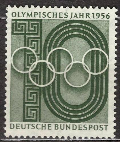 Poštová známka Nemecko 1956 Olympijský rok Mi# 231