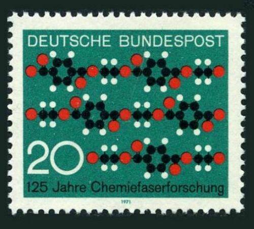 Poštová známka Nemecko 1971 Chemický výzkum Mi# 664
