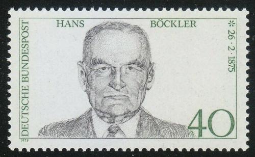 Poštová známka Nemecko 1975 Hans Böckler Mi# 832