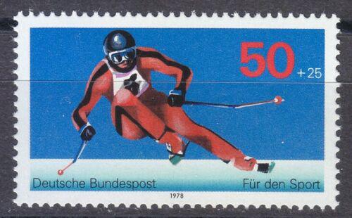 Poštová známka Nemecko 1978 Lyžovanie Mi# 958