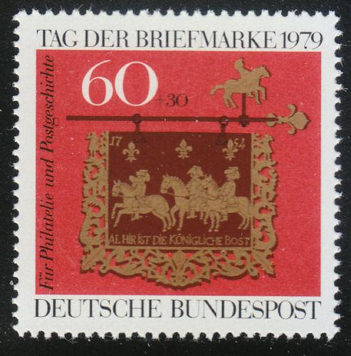 Poštová známka Nemecko 1979 Den známek Mi# 1023