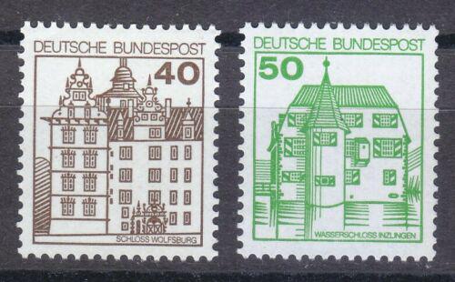 Poštové známky Nemecko 1980 Hrady a zámky Mi# 1037-38