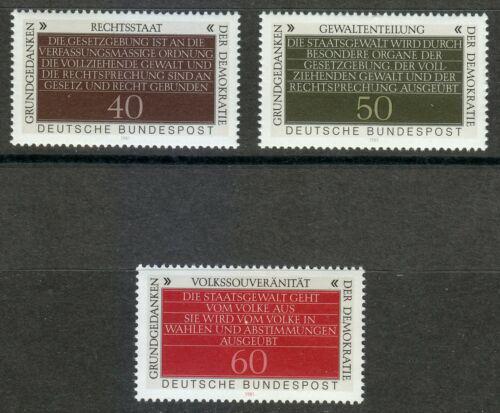 Poštové známky Nemecko 1981 Základy demokracie Mi# 1105-07 Kat 3.50€ 