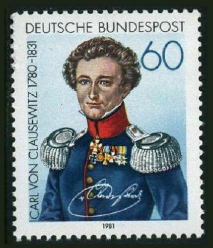 Poštová známka Nemecko 1981 Generál Carl von Clausewitz Mi# 1115