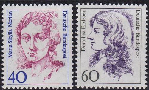 Poštové známky Nemecko 1987 Slavné ženy Mi# 1331-32