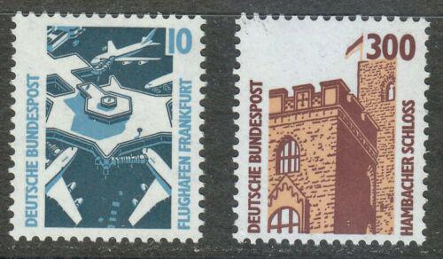Poštové známky Nemecko 1988 Pamätihodnosti Mi# 1347-48 Kat 4€ 