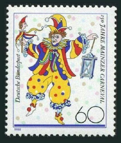 Poštová známka Nemecko 1988 Míšeòský karneval Mi# 1349