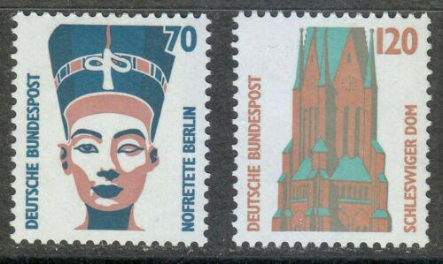 Poštové známky Nemecko 1988 Pamätihodnosti Mi# 1374-75 
