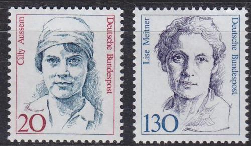 Poštové známky Nemecko 1988 Slavné ženy Mi# 1365-66 Kat 4€