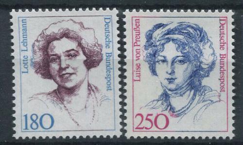 Poštové známky Nemecko 1989 Slavné ženy Mi# 1427-28 Kat 8€