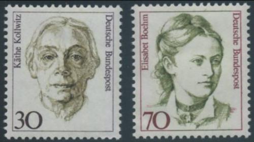 Poštové známky Nemecko 1991 Slavné ženy Mi# 1488-89