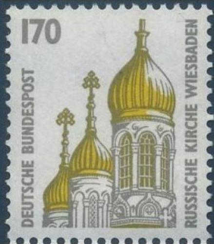 Poštová známka Nemecko 1991 Ruský kostol Mi# 1535
