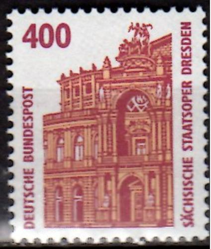 Poštová známka Nemecko 1991 Státní opera v Drážïanech Mi# 1562 Kat 4.50€