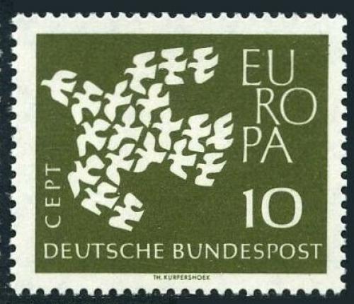 Poštová známka Nemecko 1961 Európa CEPT Mi# 367 y