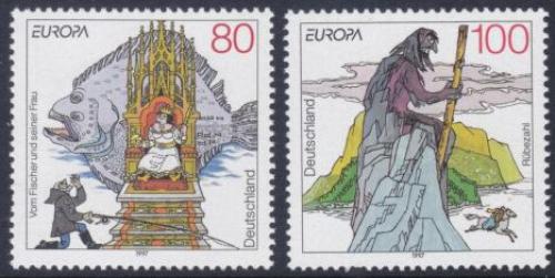 Poštové známky Nemecko 1997 Európa CEPT, legendy Mi# 1915-16 