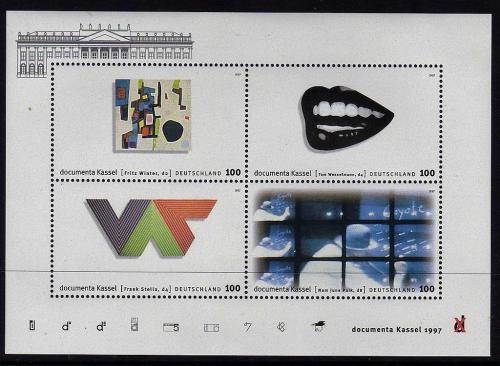 Poštové známky Nemecko 1997 Umenie Mi# Block 39