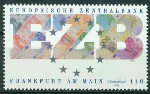 Poštová známka Nemecko 1998 Evropská centrální banka Mi# 2000