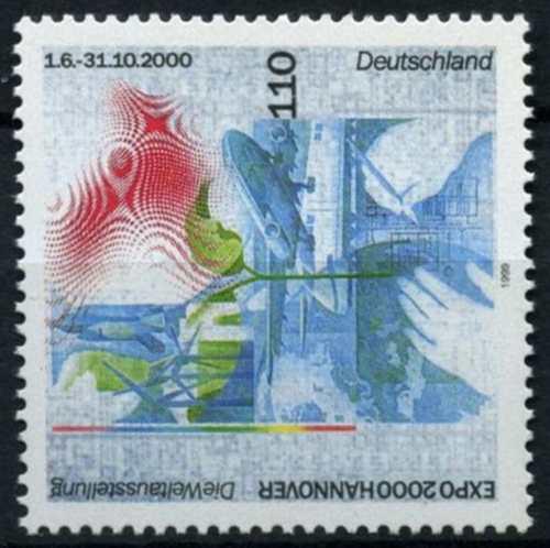 Poštová známka Nemecko 1999 Výstava EXPO Hannover Mi# 2042