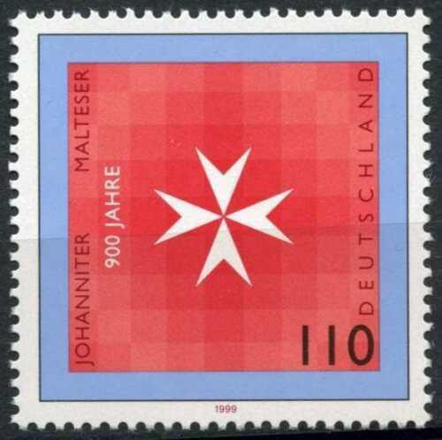Poštová známka Nemecko 1999 Maltézský køíž Mi# 2047