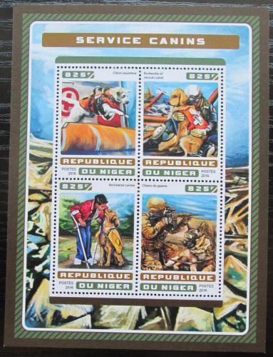 Poštové známky Niger 2016 Služební psi Mi# 4622-25 Kat 13€