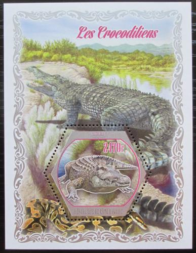 Poštová známka Pobrežie Slonoviny 2018 Krokodíly Mi# Mi# N/N