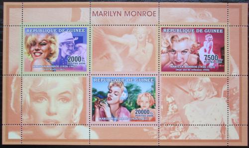 Poštové známky Guinea 2006 Marilyn Monroe Mi# Mi# 4314-16 Bogen