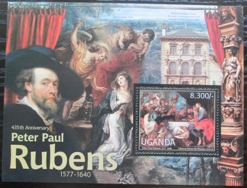 Poštová známka Uganda 2012 Umenie, Peter Paul Rubens Mi# Mi# Block 383 Kat 8€