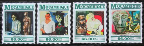 Poštové známky Mozambik 2015 Umenie, Pablo Picasso Mi# 8224-27 Kat 15€