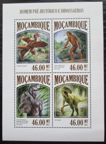 Poštové známky Mozambik 2013 Život v praveku Mi# 6812-15 Kat 11€