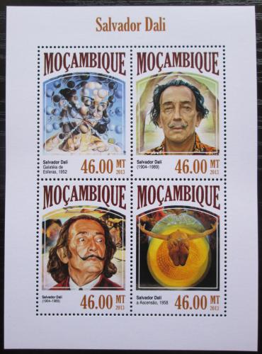 Poštové známky Mozambik 2013 Umenie, Salvador Dalí Mi# 7057-60 Kat 11€