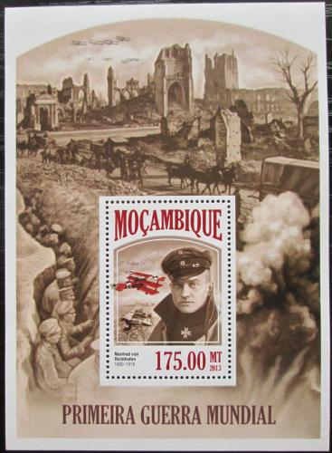 Poštová známka Mozambik 2013 První svìtová válka Mi# Block 813 Kat 10€