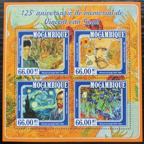 Poštové známky Mozambik 2015 Umenie, Vincent van Gogh Mi# 7755-58 Kat 15€
