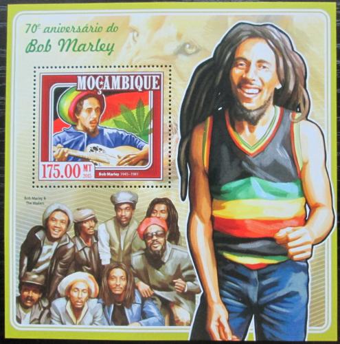 Poštová známka Mozambik 2015 Bob Marley Mi# Block 1001 Kat 10€