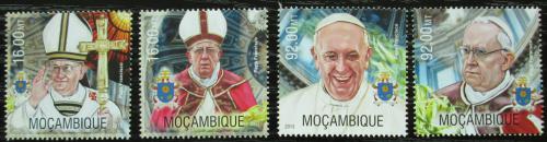 Poštové známky Mozambik 2013 Papež František Mi# 6752-55 Kat 13€
