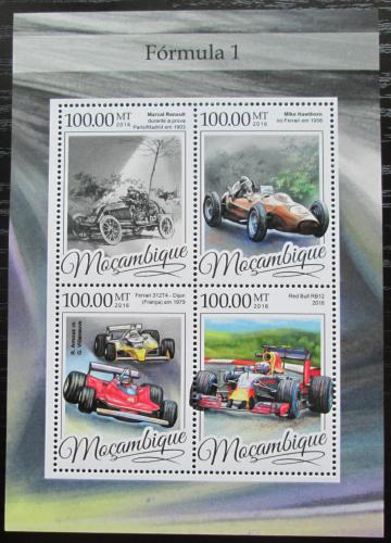 Poštové známky Mozambik 2016 Formule 1 Mi# 8649-52 Kat 22€