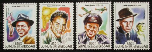 Poštovní známky Guinea-Bissau 2015 Frank Sinatra Mi# 7639-42 Kat 14€