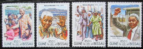 Poštové známky Guinea-Bissau 2015 Nelson Mandela Mi# 7664-67 Kat 14€