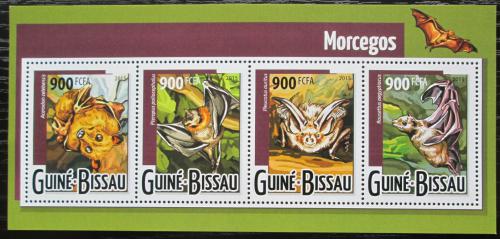 Poštové známky Guinea-Bissau 2015 Netopiere Mi# 7963-66 Kat 14€