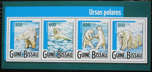 Poštové známky Guinea-Bissau 2015 ¼adový medvìd Mi# 7920-23 Kat 13€
