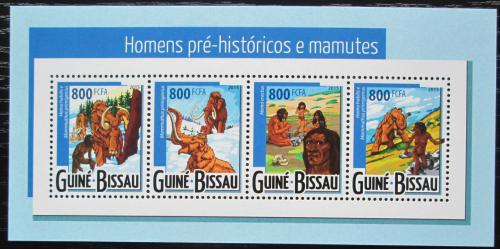 Poštové známky Guinea-Bissau 2015 Mamut a pravìk Mi# 7852-55 Kat 13€ 