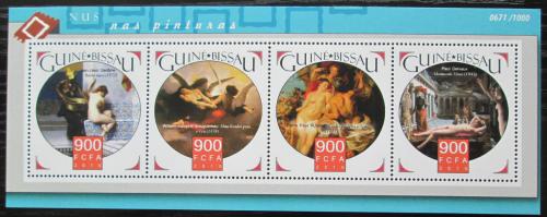 Poštové známky Guinea-Bissau 2015 Umenie, akty Mi# 8390-93 Kat 13.50€