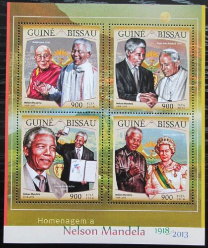 Poštové známky Guinea-Bissau 2016 Nelson Mandela Mi# 8664-67 Kat 13.50€