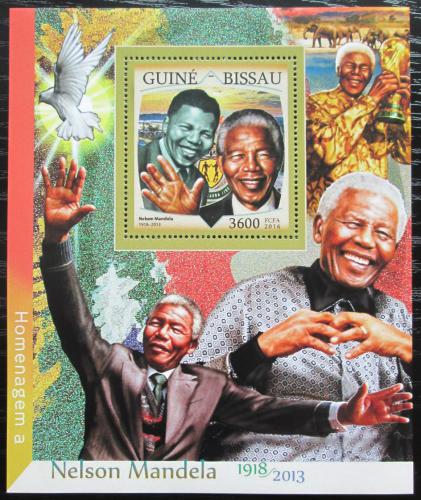 Poštová známka Guinea-Bissau 2016 Nelson Mandela Mi# Block 1502 Kat 13.50€