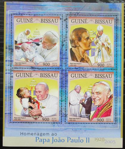 Poštové známky Guinea-Bissau 2016 Papež Jan Pavel II. Mi# 8674-77 Kat 13.50€ 