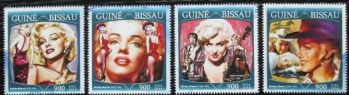 Poštové známky Guinea-Bissau 2016 Marilyn Monroe Mi# 8659-62 Kat 13.50€