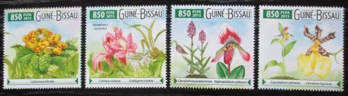 Poštové známky Guinea-Bissau 2015 Orchideje Mi# 8049-52 Kat 12€