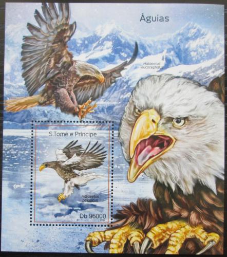 Poštová známka Svätý Tomáš 2014 Orli Mi# Block 979 Kat 10€